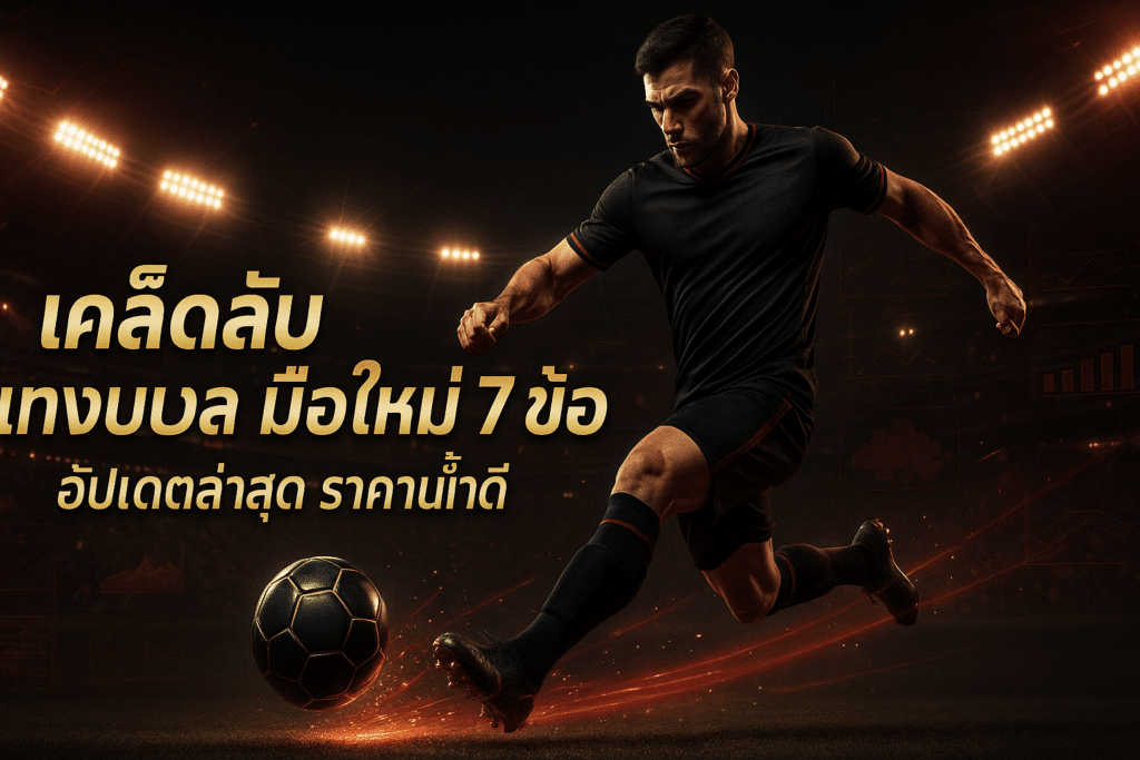 เคล็ดลับ แทงบอล มือใหม่